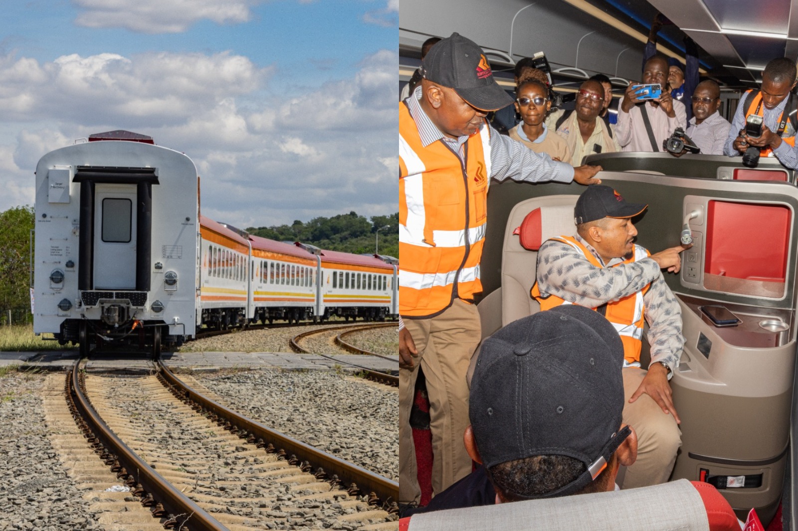 Photocollage of new premium SGR coaches.